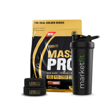 Cargar imagen en el visor de la galería, Mass Pro 3kg Proteína Para Ganar Masa Muscular Level Pro + REGALOS