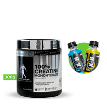 Cargar imagen en el visor de la galería, CREATINA MONOHIDRATADA 300gr Kevin Levrone + REGALO
