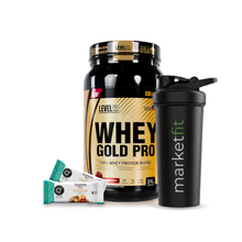 Cargar imagen en el visor de la galería, Whey Gold Pro 2.43lb Proteína Level Pro + REGALOS