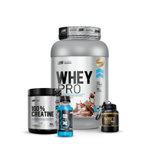 Cargar imagen en el visor de la galería, Promo Proteina Whey Pro UN 1.1kg + Creatina 100% UN 150gr + REGALOS