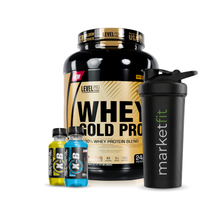 Cargar imagen en el visor de la galería, Whey Gold Pro 5.5lb Proteína Level Pro + REGALOS
