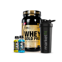 Cargar imagen en el visor de la galería, Whey Gold Pro 2.43lb Proteína Level Pro + REGALOS