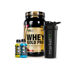 Cargar imagen en el visor de la galería, Whey Gold Pro 2.43lb Proteína Level Pro + REGALOS