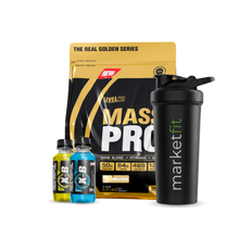 Cargar imagen en el visor de la galería, Mass Pro 3kg Proteína Para Ganar Masa Muscular Level Pro + REGALOS