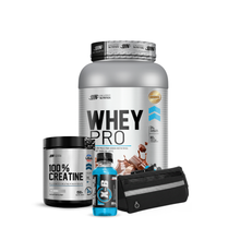Cargar imagen en el visor de la galería, Promo Proteina Whey Pro UN 1.1kg + Creatina 100% UN 150gr + REGALOS