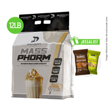 Cargar imagen en el visor de la galería, Proteína Dragon Pharma Mass Phorm 12 LB + Regalo
