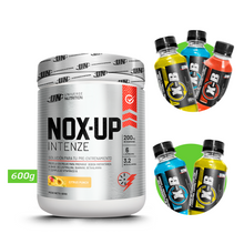 Cargar imagen en el visor de la galería, NOX UP INTENZE 600GR PRE ENTRENO UN + REGALOS