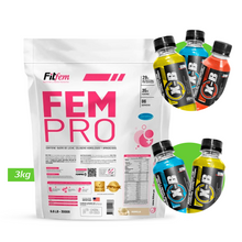 Cargar imagen en el visor de la galería, Proteína FemPro FitFem 3kg + Regalos