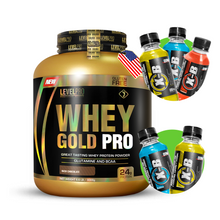 Cargar imagen en el visor de la galería, Whey Gold Pro Level Pro 6.6Lb Con Regalos