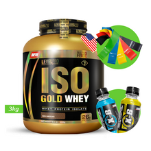 Cargar imagen en el visor de la galería, Iso Gold Whey Level Pro 6.6Lb Con Regalos