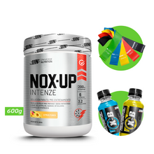Cargar imagen en el visor de la galería, NOX UP INTENZE 600GR PRE ENTRENO UN + REGALOS