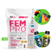 Cargar imagen en el visor de la galería, Proteína FemPro FitFem 3kg + Regalos