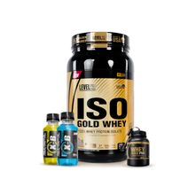 Cargar imagen en el visor de la galería, Iso Gold Whey 2.43lb Proteína Level Pro + REGALOS