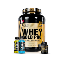 Cargar imagen en el visor de la galería, Whey Gold Pro 5.5lb Proteína Level Pro + REGALOS