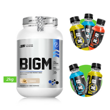 Cargar imagen en el visor de la galería, BIGM 2KG PROTEÍNA PARA GANAR MASA MUSCULAR UN