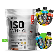 Cargar imagen en el visor de la galería, ISO WHEY 5KG PROTEÍNA UN + REGALOS