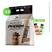 Cargar imagen en el visor de la galería, Proteína Dragon Pharma Mass Phorm 12 LB + Regalo