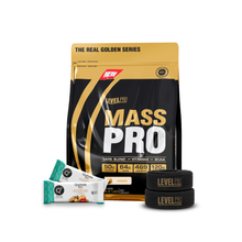 Cargar imagen en el visor de la galería, Mass Pro 3kg Proteína Para Ganar Masa Muscular Level Pro + REGALOS