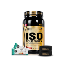 Cargar imagen en el visor de la galería, Iso Gold Whey 2.43lb Proteína Level Pro + REGALOS