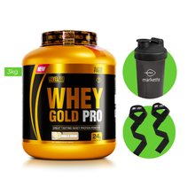 Cargar imagen en el visor de la galería, Whey Gold Pro Level Pro 6.6Lb Con Regalos
