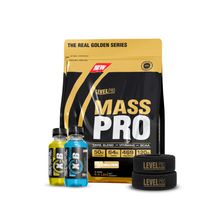 Cargar imagen en el visor de la galería, Mass Pro 3kg Proteína Para Ganar Masa Muscular Level Pro + REGALOS