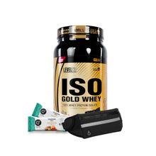 Cargar imagen en el visor de la galería, Iso Gold Whey 2.43lb Proteína Level Pro + REGALOS