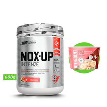 Cargar imagen en el visor de la galería, NOX UP INTENZE 600GR PRE ENTRENO UN + REGALOS