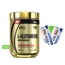 Cargar imagen en el visor de la galería, L-GLUTAMINE MICRONIZED 500GR LEVEL PRO