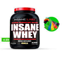 Cargar imagen en el visor de la galería, PROTEINA INSANE WHEY 4.5LB + REGALOS