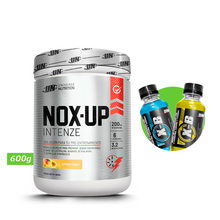 Cargar imagen en el visor de la galería, NOX UP INTENZE 600GR PRE ENTRENO UN + REGALOS