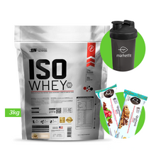 Cargar imagen en el visor de la galería, ISO WHEY 3KG PROTEÍNA UN + REGALOS