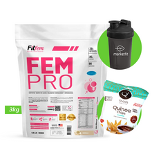 Cargar imagen en el visor de la galería, Proteína FemPro FitFem 3kg + Regalos