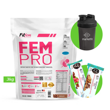 Cargar imagen en el visor de la galería, Proteína FemPro FitFem 3kg + Regalos