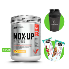 Cargar imagen en el visor de la galería, NOX UP INTENZE 600GR PRE ENTRENO UN + REGALOS