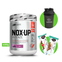Cargar imagen en el visor de la galería, NOX UP INTENZE 600GR PRE ENTRENO UN + REGALOS