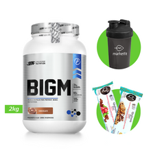 Cargar imagen en el visor de la galería, BIGM 2KG PROTEÍNA PARA GANAR MASA MUSCULAR UN