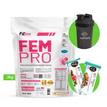 Cargar imagen en el visor de la galería, Proteína FemPro FitFem 3kg + Regalos