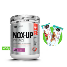 Cargar imagen en el visor de la galería, NOX UP INTENZE 600GR PRE ENTRENO UN + REGALOS
