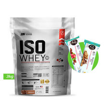 Cargar imagen en el visor de la galería, ISO WHEY 3KG PROTEÍNA UN + REGALOS