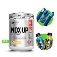 Cargar imagen en el visor de la galería, NOX UP INTENZE 600GR PRE ENTRENO UN + REGALOS