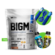 Cargar imagen en el visor de la galería, BIGM 5KG PROTEÍNA PARA GANAR MASA MUSCULAR UN