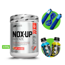 Cargar imagen en el visor de la galería, NOX UP INTENZE 600GR PRE ENTRENO UN + REGALOS