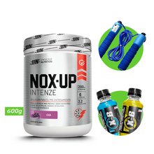 Cargar imagen en el visor de la galería, NOX UP INTENZE 600GR PRE ENTRENO UN + REGALOS