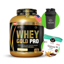 Cargar imagen en el visor de la galería, Whey Gold Pro Level Pro 6.6Lb Con Regalos