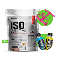 Cargar imagen en el visor de la galería, ISO WHEY 3KG PROTEÍNA UN + REGALOS