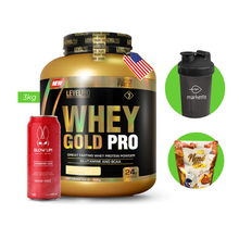 Cargar imagen en el visor de la galería, Whey Gold Pro Level Pro 3kg + Regalos