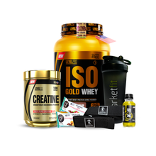 Cargar imagen en el visor de la galería, Promo Iso Gold Whey 1.1 kg LEVEL PRO + Creatina Micronizada LEVEL PRO 250gr + Regalos