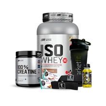 Cargar imagen en el visor de la galería, Promo BlackFriday Iso Whey UN 1.1kg + 100% Creatina UN 250gr + REGALOS
