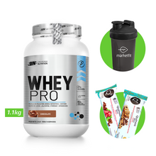 Cargar imagen en el visor de la galería, PROTEÍNA WHEY PRO UNIVERSE NUTRITION 1.1KG UN + REGALOS