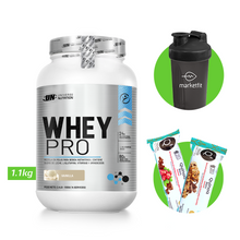 Cargar imagen en el visor de la galería, PROTEÍNA WHEY PRO UNIVERSE NUTRITION 1.1KG UN + REGALOS
